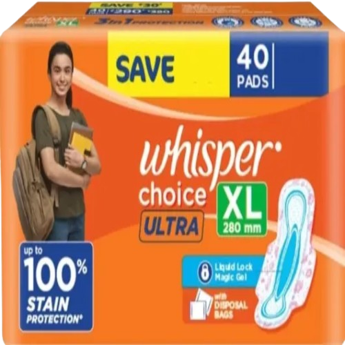 Wishper Choice Ultra XL 50Rs