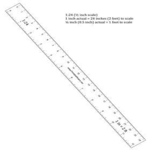 scale 1/2ft